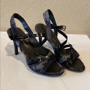 Nine West Black strappy heels.